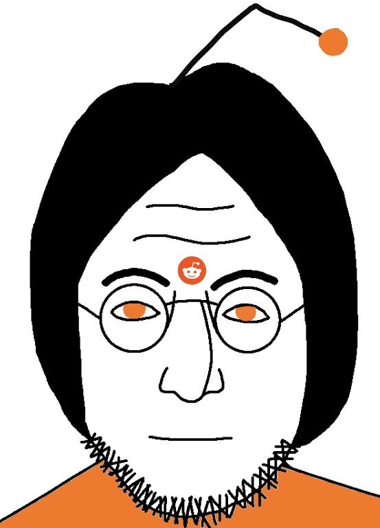 John Lennon reddit Soyjak Blank Meme Template