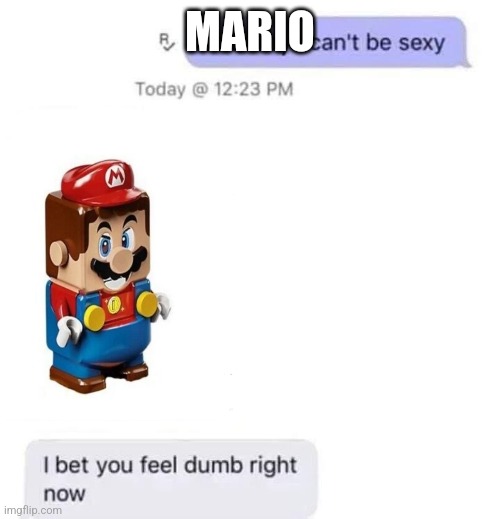 MARIO | image tagged in cowboys can't be sexy | made w/ Imgflip meme maker