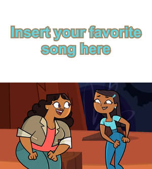 Millie and Priya Dancing to What? Blank Meme Template