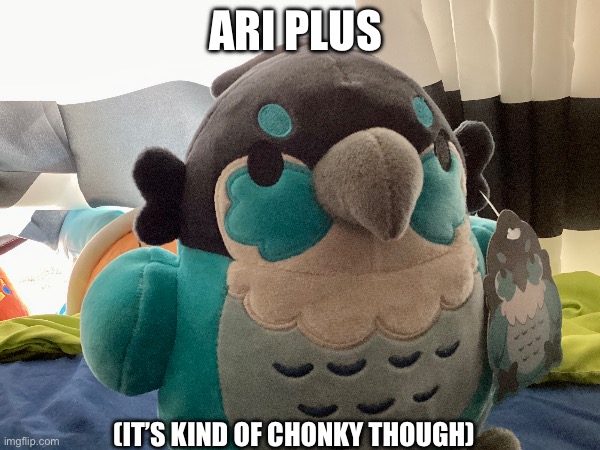 ARI PLUS; (IT’S KIND OF CHONKY THOUGH) | image tagged in yippee | made w/ Imgflip meme maker