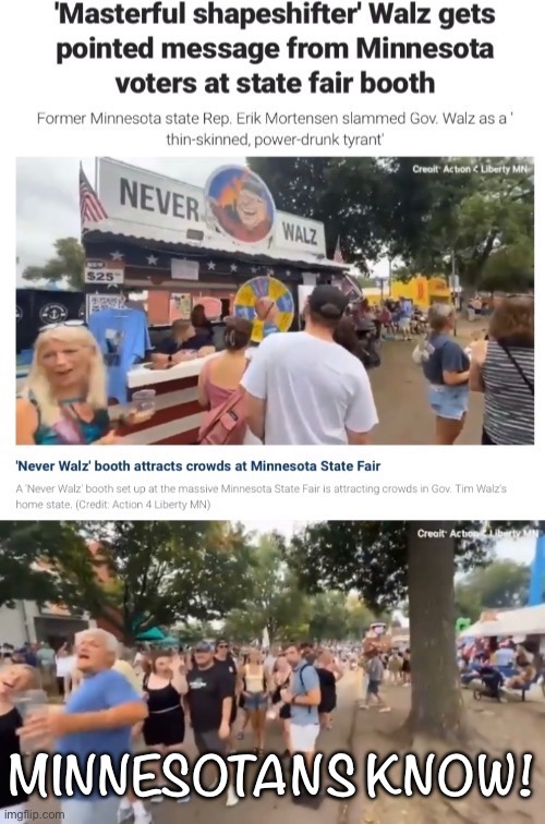 The Minnesota patriots reject Tim Walz. | MINNESOTANS KNOW! | image tagged in president trump,republican party,patriots,presidential election,communist,tyranny | made w/ Imgflip meme maker