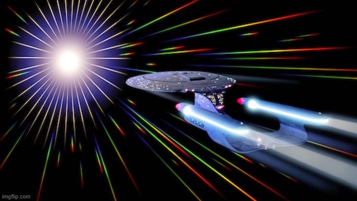 Str Trek Warp Speed | image tagged in str trek warp speed | made w/ Imgflip meme maker
