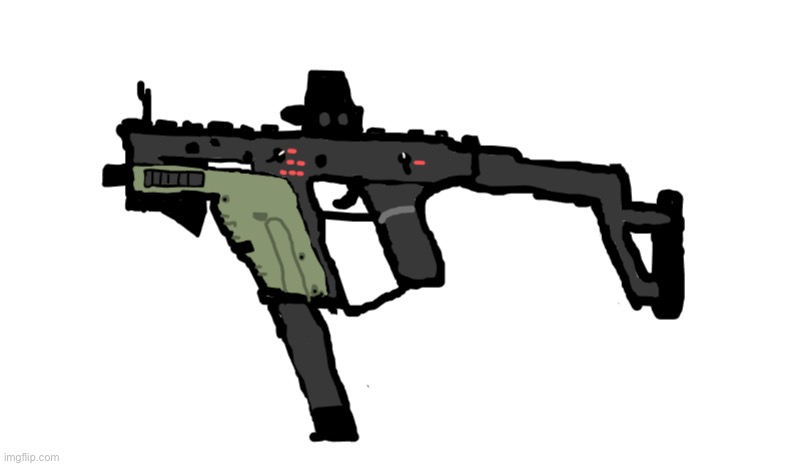 Tried drawing a Kriss Vector | made w/ Imgflip meme maker