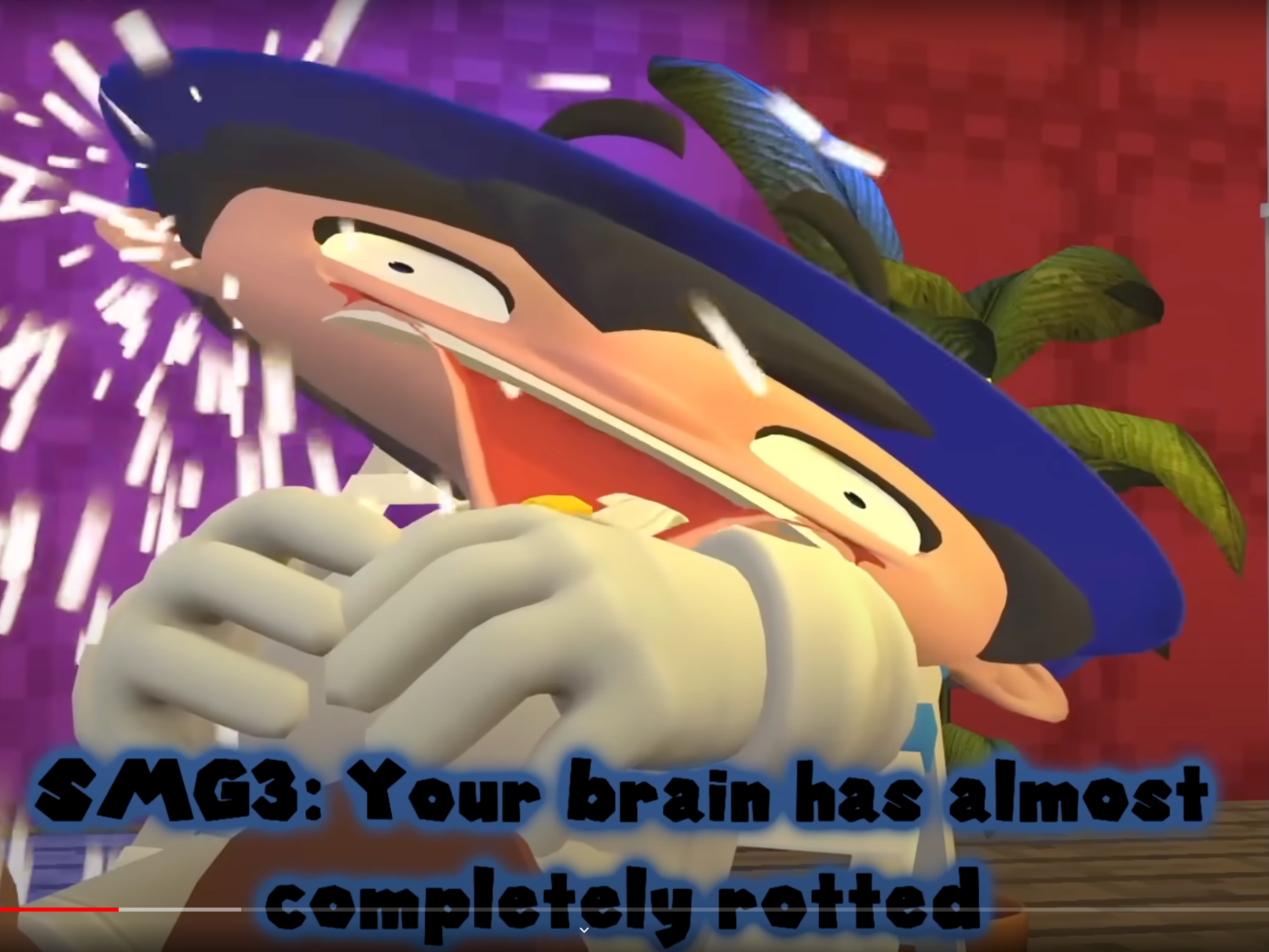 your brain has almost completely rotted Blank Meme Template