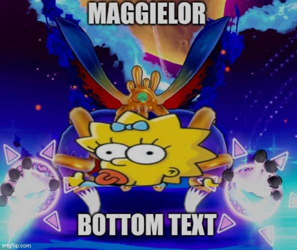 Maggielor | image tagged in memes,kirby,the simpsons | made w/ Imgflip meme maker