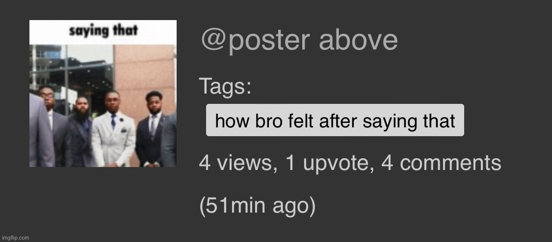 Chat so dead this is when the post below got posted | made w/ Imgflip meme maker