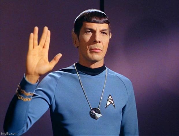 Spock greeting | image tagged in spock live long and prosper | made w/ Imgflip meme maker