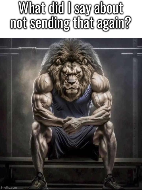 How bro felt after saying that | What did I say about not sending that again? | image tagged in how bro felt after saying that | made w/ Imgflip meme maker