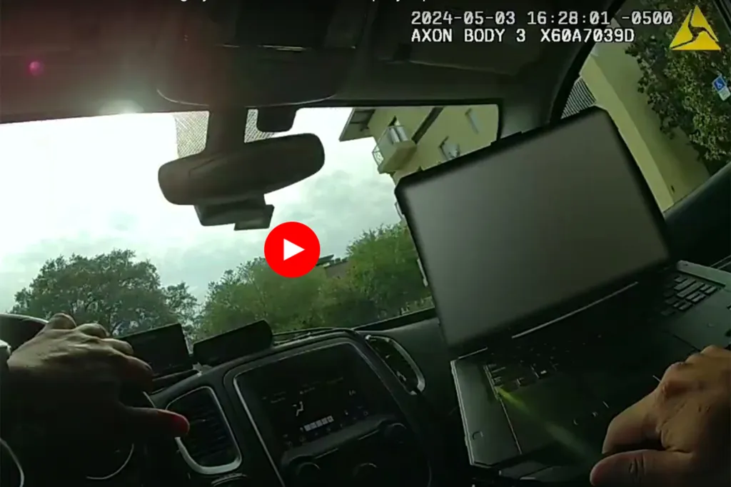 police body cam Blank Meme Template