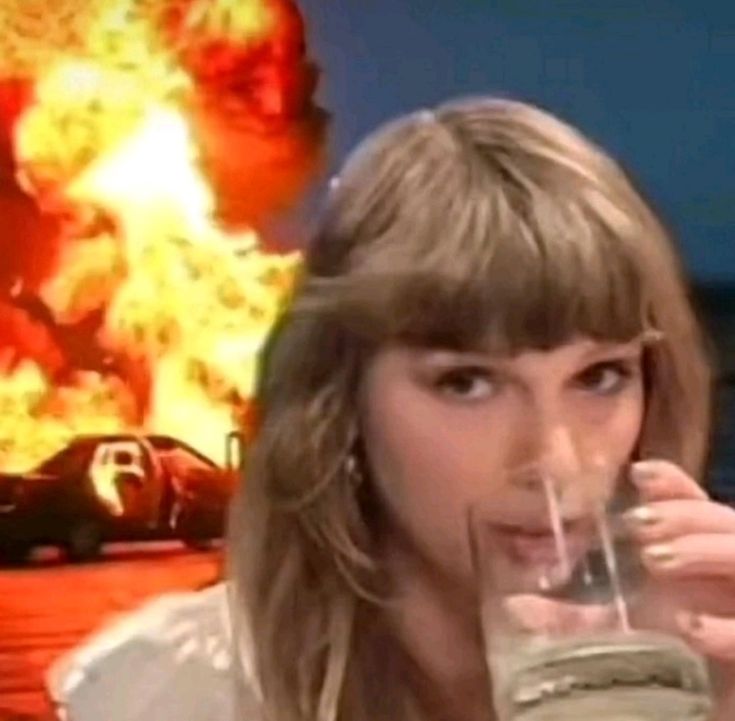 Taylor Swift Burning House Meme Blank Meme Template