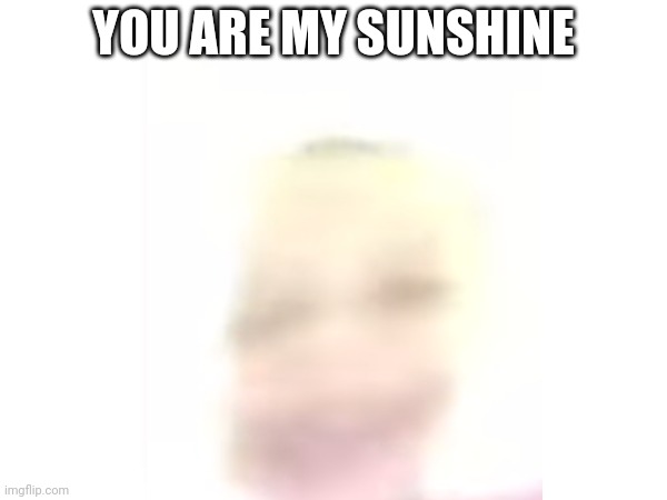 You are My Sunshine ? | YOU ARE MY SUNSHINE | image tagged in memes | made w/ Imgflip meme maker