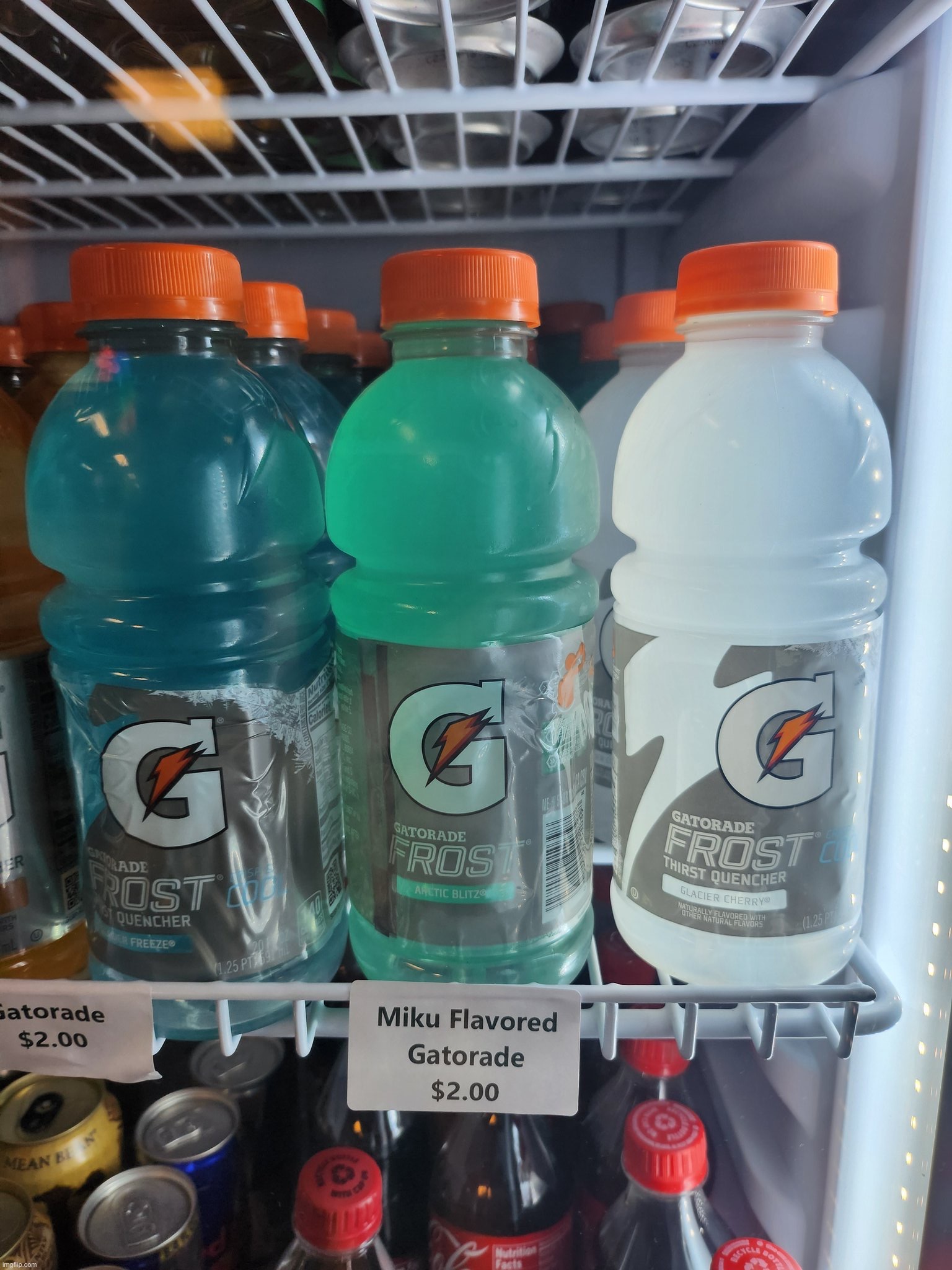 we got miku flavored gatorade before gta vi | made w/ Imgflip meme maker