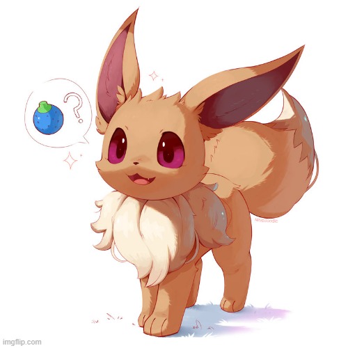 Eevee wants berry | image tagged in eevee | made w/ Imgflip meme maker