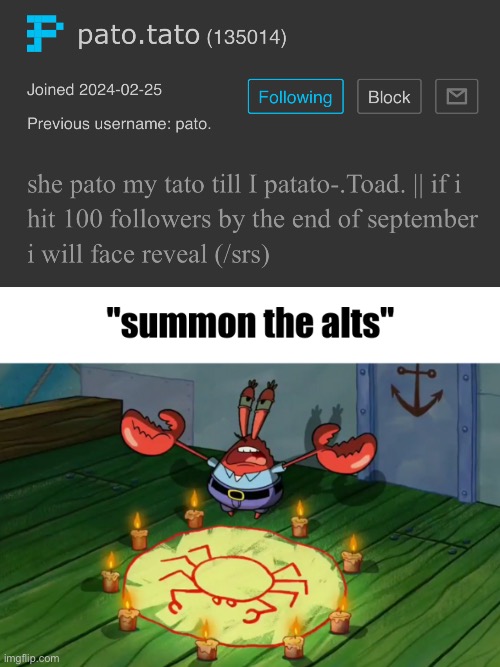 image tagged in summon the alts | made w/ Imgflip meme maker