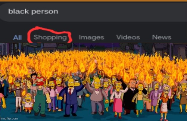 1800s lore | image tagged in simpsons angry mob torches | made w/ Imgflip meme maker