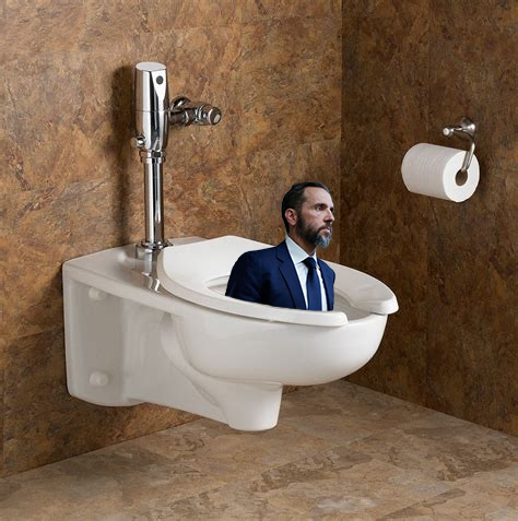 High Quality Jack Smith toilet floater Blank Meme Template