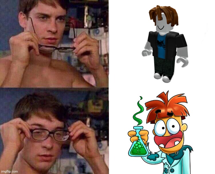 Bacon Hair = Meet Arnold | image tagged in spiderman glasses | made w/ Imgflip meme maker