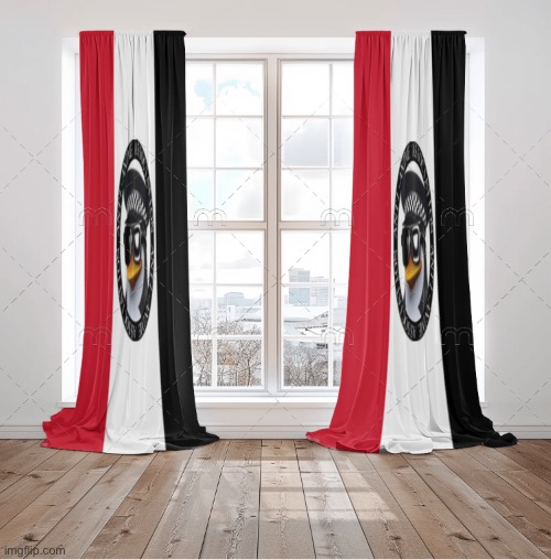 AAA flag curtains | made w/ Imgflip meme maker