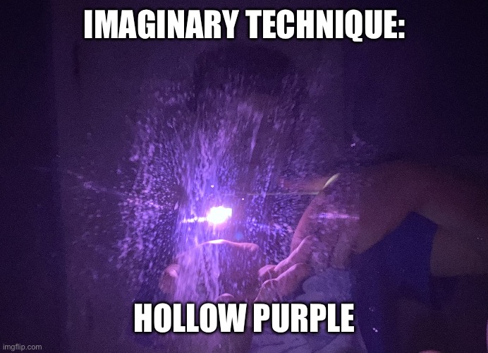 The_Faceless Hollow Purple | IMAGINARY TECHNIQUE:; HOLLOW PURPLE | image tagged in the_faceless hollow purple | made w/ Imgflip meme maker