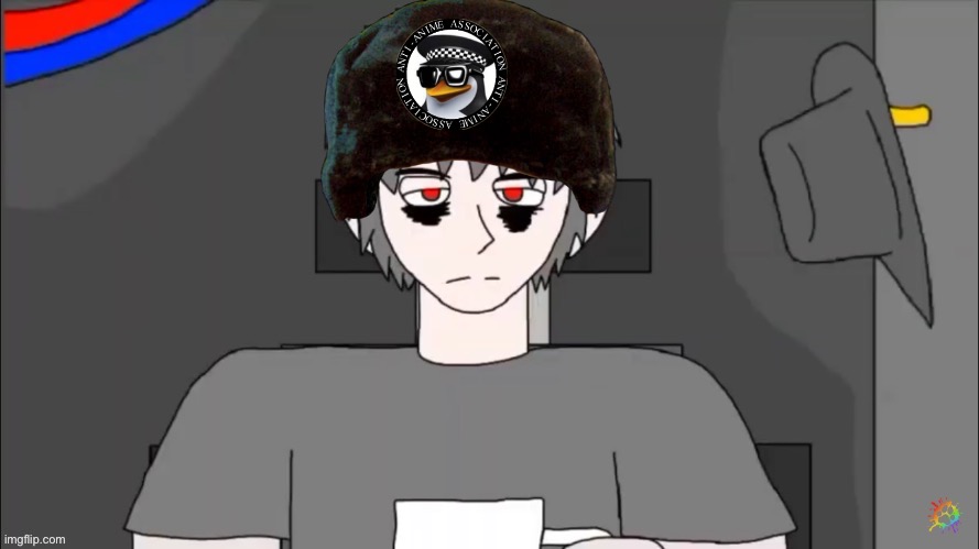 Anti anime hat mepios | image tagged in ussr mepios | made w/ Imgflip meme maker