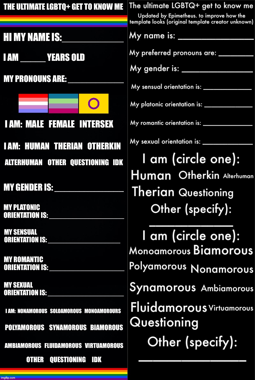 Which temp is better? | image tagged in the ultimate lgbtq get to know me,the ultimate lgbtq get to know me updated | made w/ Imgflip meme maker