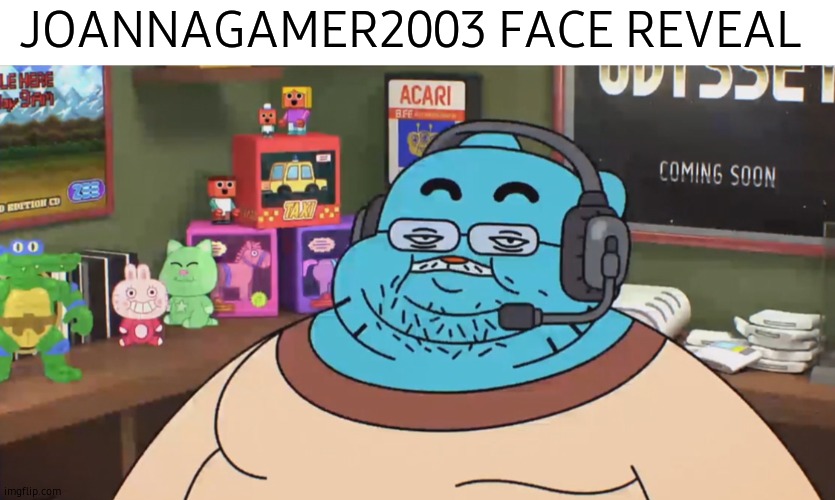 discord moderator | JOANNAGAMER2003 FACE REVEAL | image tagged in discord moderator | made w/ Imgflip meme maker