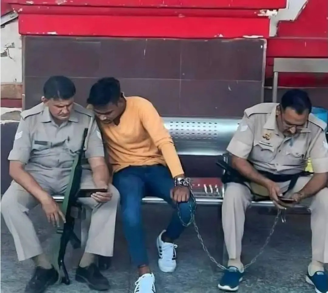 Thief and Police Blank Meme Template