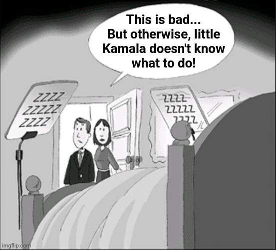 TelePrompter | This is bad...
But otherwise, little
Kamala doesn't know
what to do! | image tagged in teleprompter,memes,kamala harris,idiot,democrats,snore | made w/ Imgflip meme maker