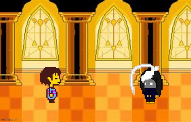 who wins | image tagged in judgement hall - undertale | made w/ Imgflip meme maker