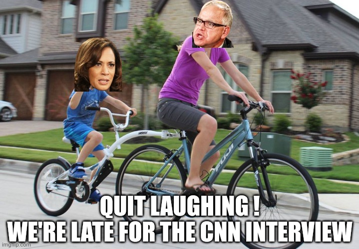 His Driving Now | QUIT LAUGHING !
WE'RE LATE FOR THE CNN INTERVIEW | image tagged in leftists,media,liberals,democrats | made w/ Imgflip meme maker