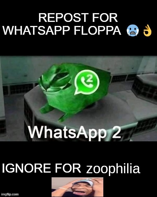 fixed it so people are more likely to repost | zoophilia | made w/ Imgflip meme maker