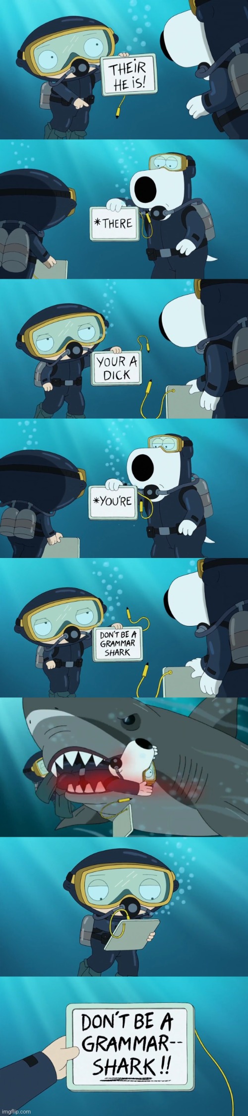 From "Family Guy" 20x13 | made w/ Imgflip meme maker