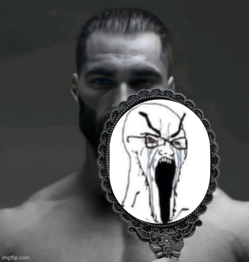 Gigachad Blank Mirror | image tagged in gigachad blank mirror | made w/ Imgflip meme maker