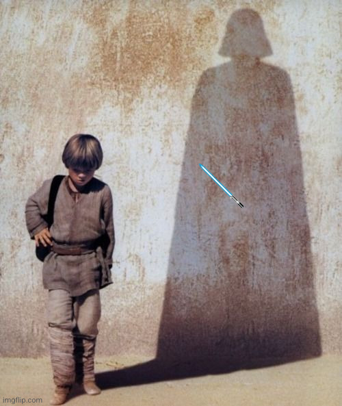 Anakin Shadow | image tagged in anakin shadow | made w/ Imgflip meme maker