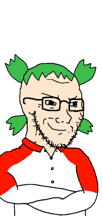 Yotsuba smug soyjak Blank Meme Template