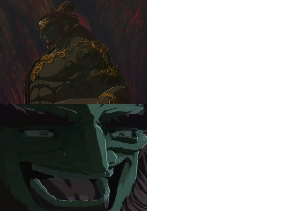 High Quality Ganondorf hotline bling Blank Meme Template