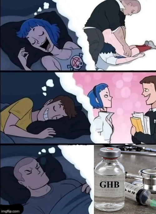 GNC used to sell that shit back in the 90's | image tagged in dreaming three way | made w/ Imgflip meme maker