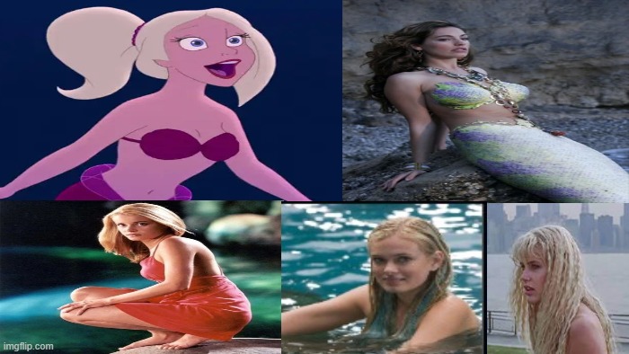 mermaids meme | image tagged in the little mermaid,mermaid,memes,characters,beautiful woman,the ladies man | made w/ Imgflip meme maker