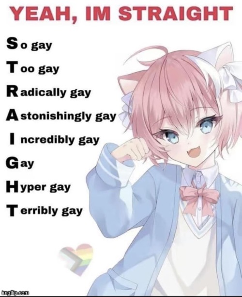 Now we can call ourselves straight in public and not lie | made w/ Imgflip meme maker