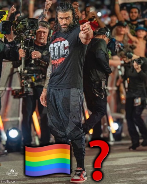 Roman Reigns Pointing | ?️‍?❓ | image tagged in roman reigns pointing | made w/ Imgflip meme maker