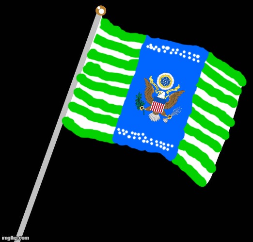 Here's the current flag of the Eroican-Union(US). | image tagged in white flag | made w/ Imgflip meme maker
