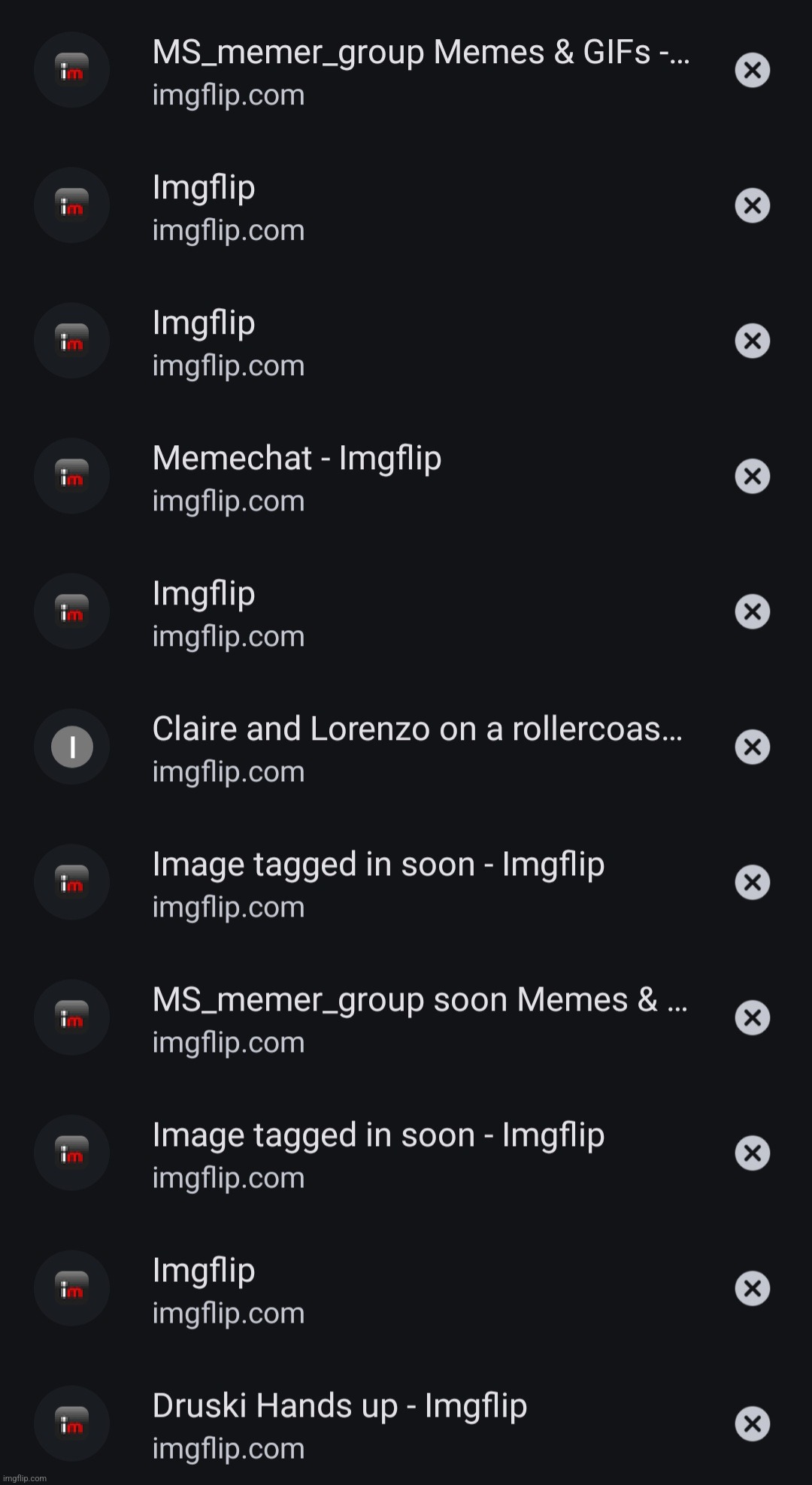 search history | made w/ Imgflip meme maker