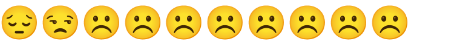 sad mad emojis Blank Meme Template