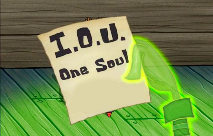 I owe you one soul Blank Meme Template
