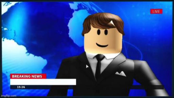 Roblox News | image tagged in roblox news | made w/ Imgflip meme maker