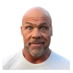 Kurt Angle Thousand yard stare Blank Meme Template