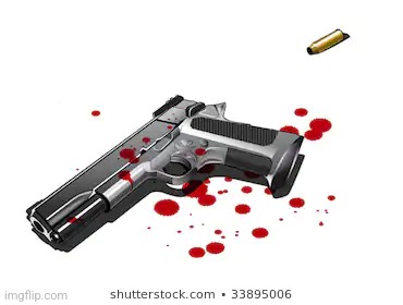 breaking bad opening ahh gun | image tagged in bloody gun | made w/ Imgflip meme maker