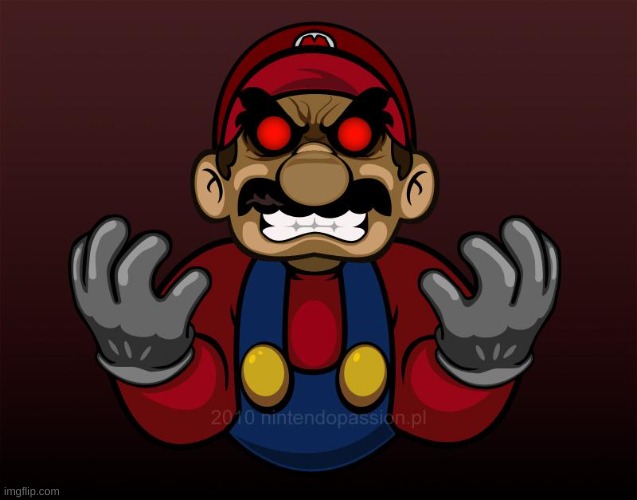 Evil mario | image tagged in evil mario | made w/ Imgflip meme maker