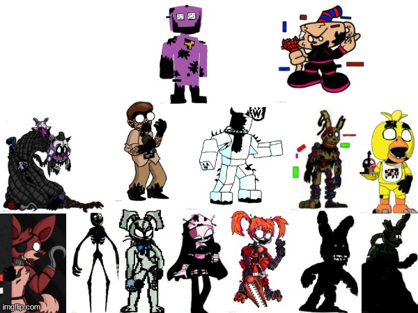 The requested pibby ones. Bonus: The Cuphead one was my idea, and started it all | made w/ Imgflip meme maker