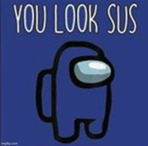 you look sus | image tagged in you look sus | made w/ Imgflip meme maker